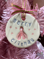 Merry Clitmas ornament