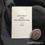 Let’s keep it clean Valentine Card